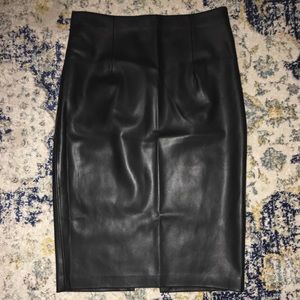 Forever21 Contemporary Faux Leather Skirt